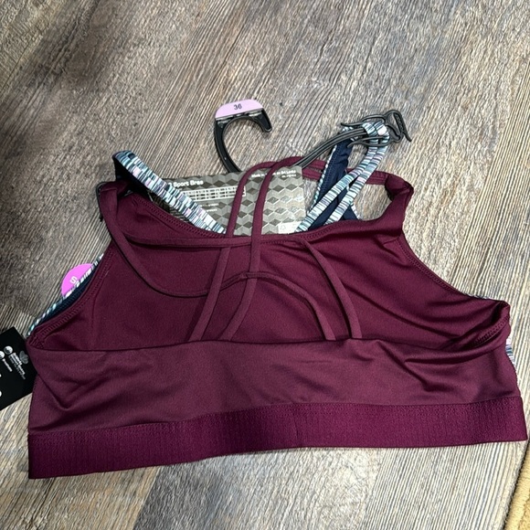 2 pack Athletic Works sport bra for girls - Picture 4 of 7